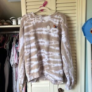 Aviator Nation Tie Dye Sand Sweatshirt NWT - Large